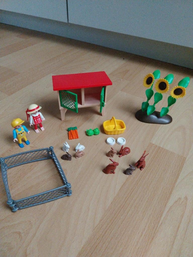 Playmobil 3075 Konijnen COMPLEET, Ophalen of Verzenden