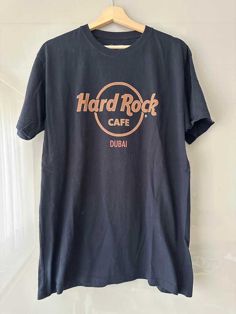 T-shirt exclusif Hard Rock Café Dubai en parfait état, Hardrock, Enlèvement ou Envoi, Noir, Taille 52/54 (L)