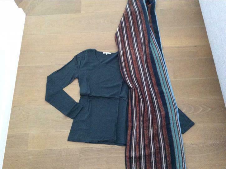 Mooie t-shirt rue blanche maat 2(=38),nieuwstaat, Kleding | Dames, Verzenden, Gedragen