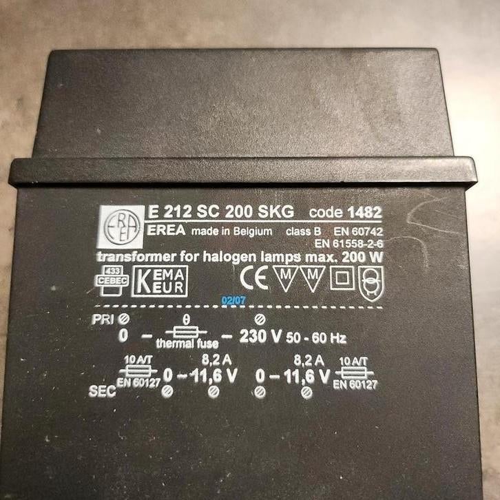 Transfo voor halogeen 4stuks, Ophalen, Gebruikt, Halogeen