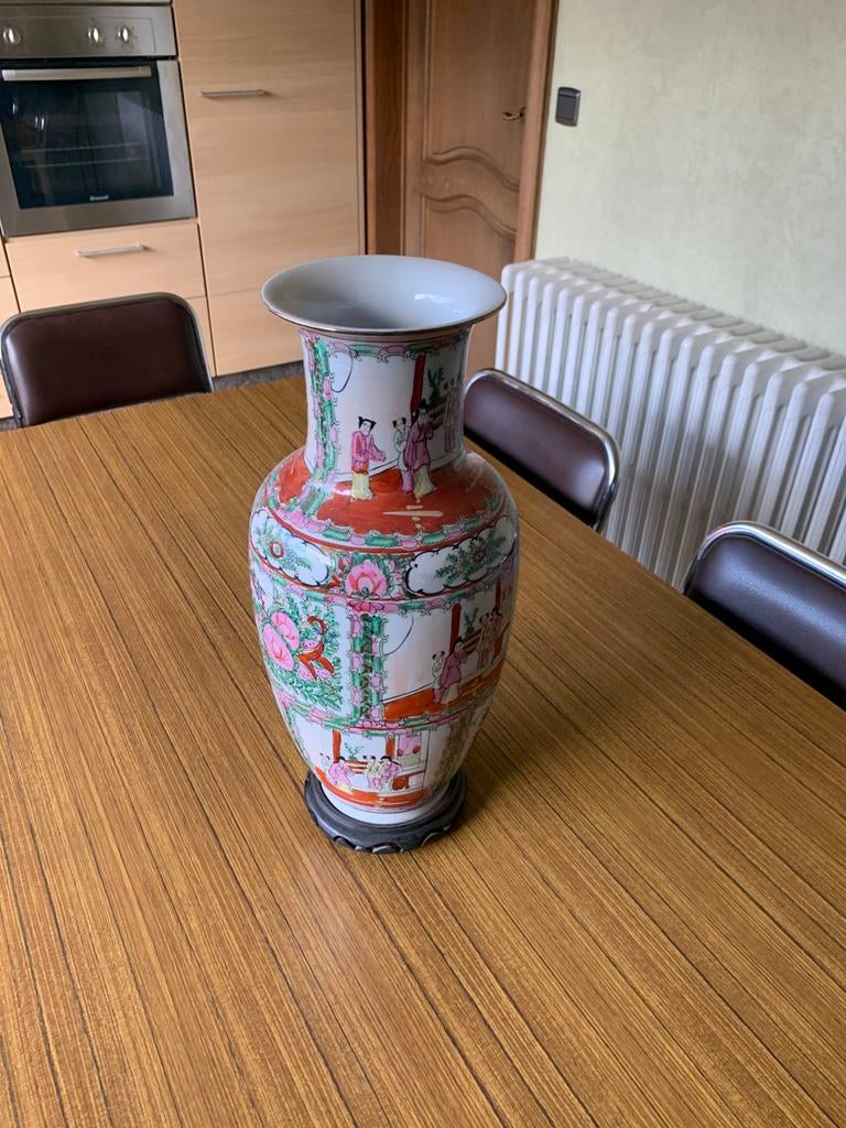 Chinese vaas, Ophalen