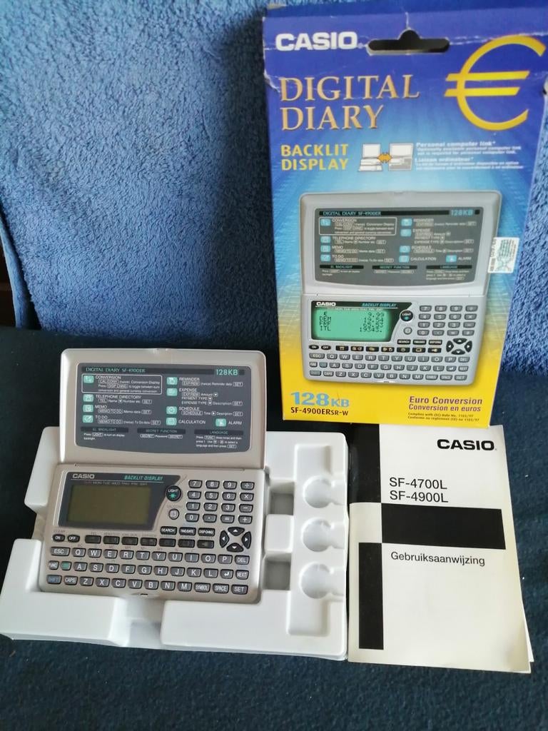 Agenda numérique Casio année 2000, en parfait état, Enlèvement