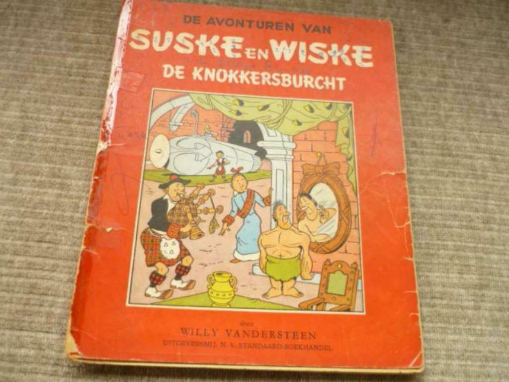 Suske en Wiske: De Knokkersburcht- Oude Uitgave, Ophalen of Verzenden, Gelezen