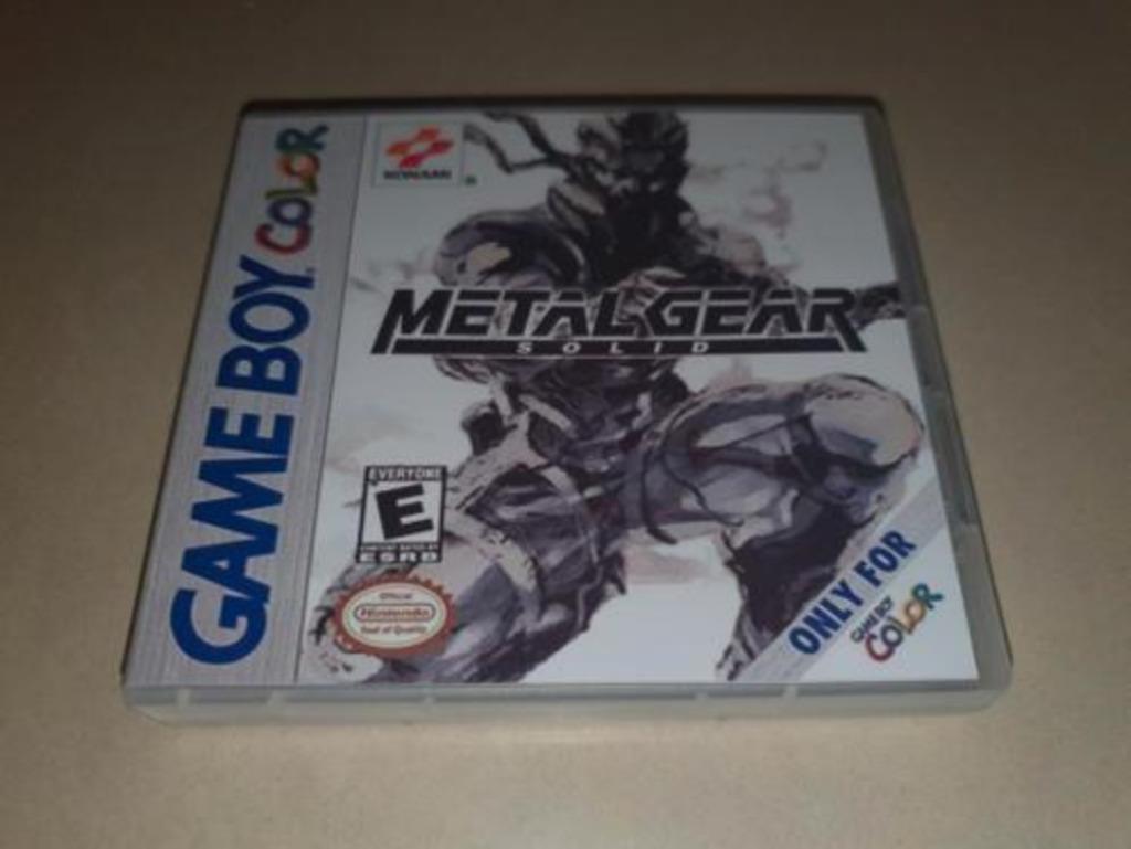 Metal Gear Solid Game Boy Color GBC Game Case, Verzenden, Zo goed als nieuw