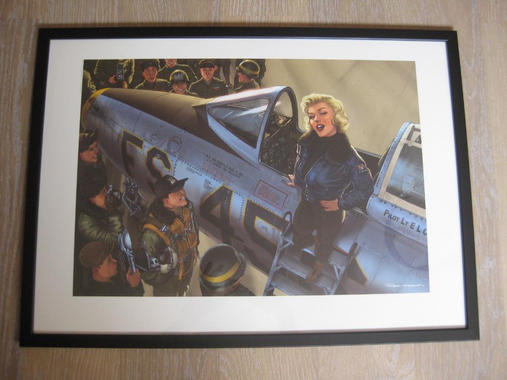 Pin-up wings de Romain Hugault Offset 50 x 70 cm neuf, Livres, BD, Neuf, Une BD, Enlèvement