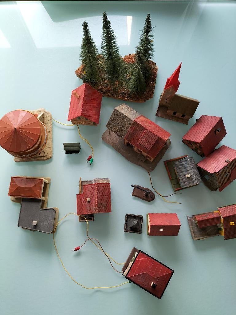 Chalets de la voie ferrée miniature HO Faller, Enlèvement ou Envoi, Pont, Tunnel ou Bâtiment