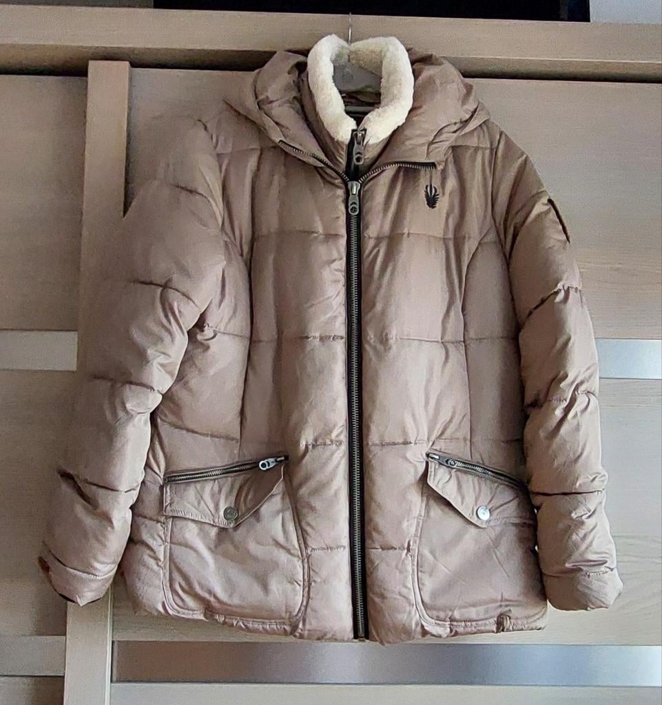 Veste d'hiver très chaude !, Enlèvement ou Envoi, Beige, Comme neuf, Taille 42/44 (L)