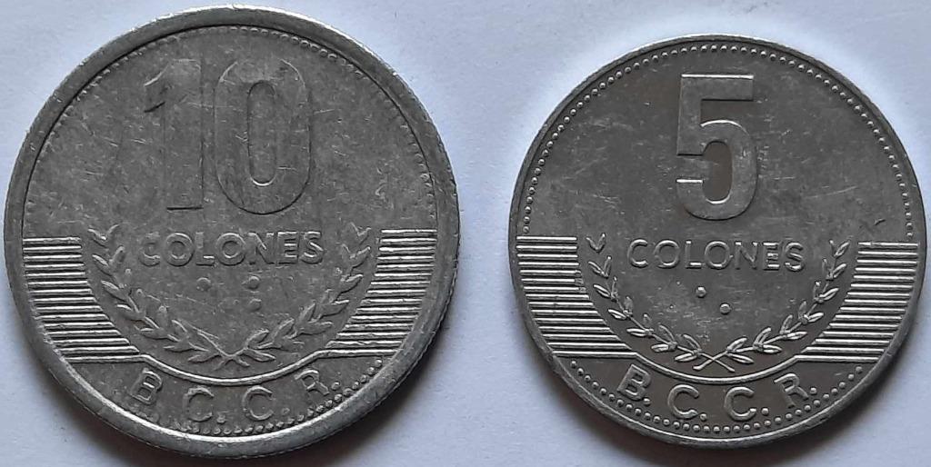 Costa Rica - muntenset, Ophalen of Verzenden, Noord-Amerika, Setje