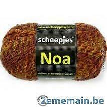 Garen Noa Scheepjes oranje - bruin 100 gr - 80 m (14), Ophalen of Verzenden, Nieuw, Breien, Machine