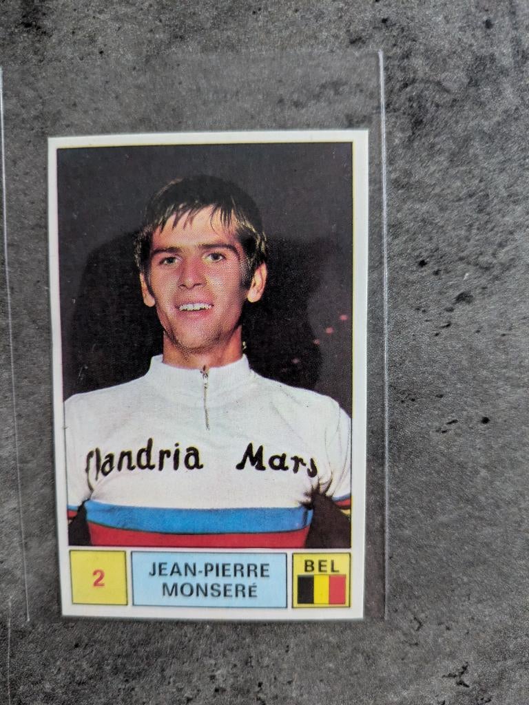PANINI STICKER  MONSERE J.P. SPRINT 71 ANNO 1971 NR 2  prent, Ophalen of Verzenden, Nieuw, Sticker