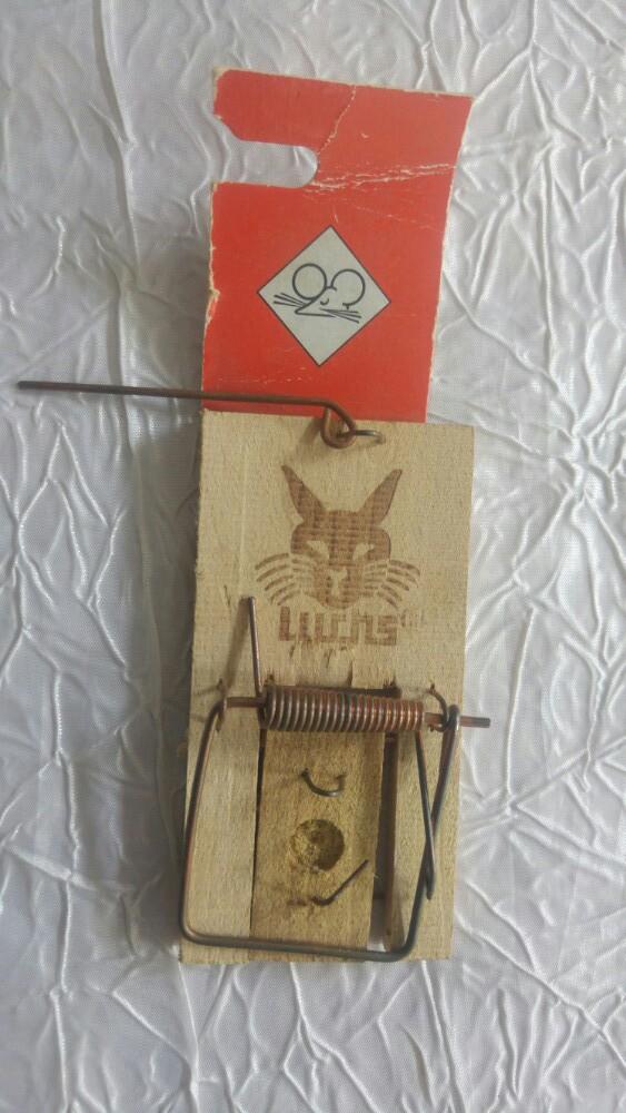 Vintage Piège a souris Luchs, Enlèvement, Comme neuf, 200 cm, Sommier