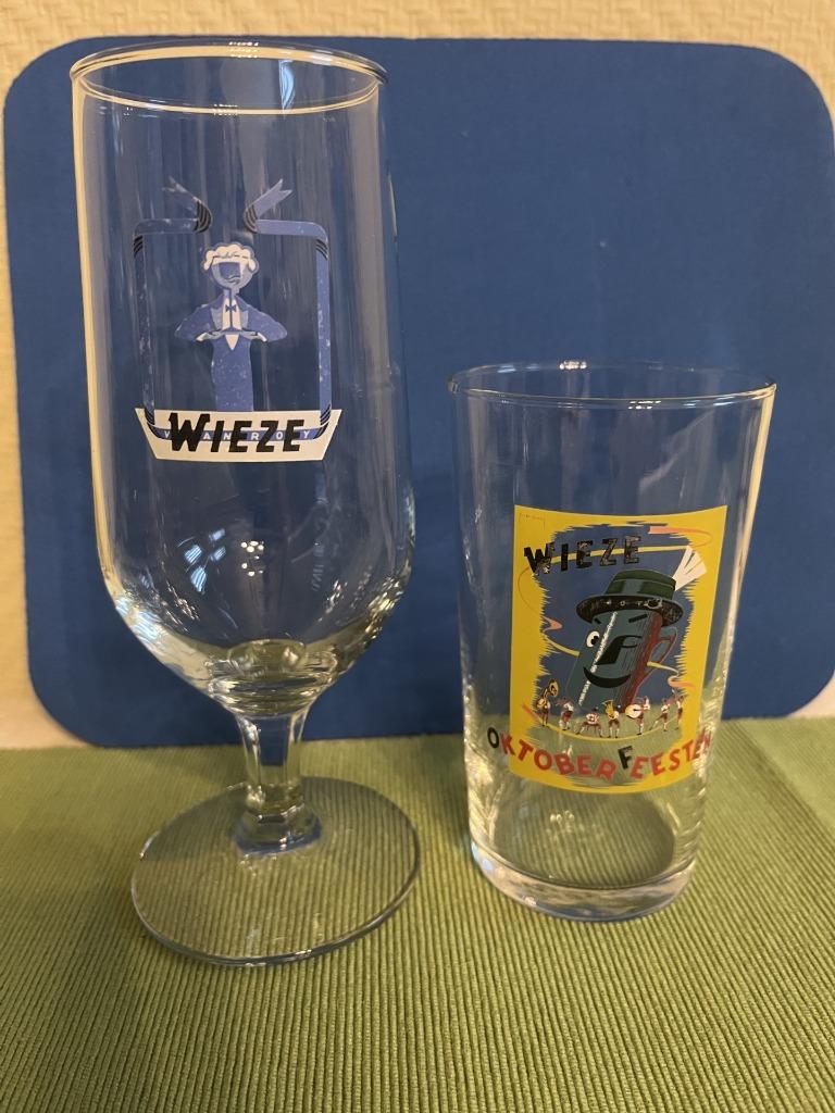 oude bierglazen, Verzamelen, Ophalen, Zo goed als nieuw, Bierglas
