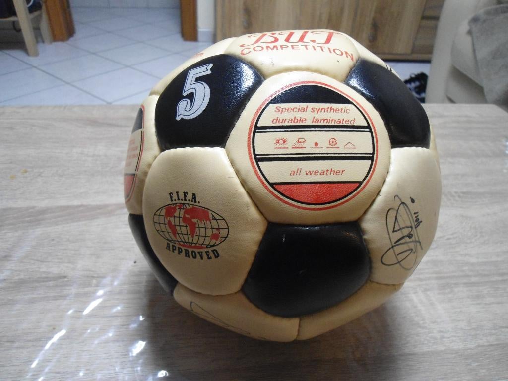 Véritable Ballon Football Dédicacé Anderlecht., Ophalen of Verzenden, Zo goed als nieuw, Overige typen