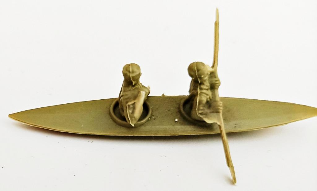 Kayak British Commandos, Airfix 01732, WWII, 1/72, Ophalen of Verzenden, Gebruikt, Groter dan 1:35, Figuur of Figuren