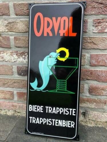 ORVAL, Enlèvement ou Envoi, Comme neuf, Panneau, Plaque ou Plaquette publicitaire, Autres marques