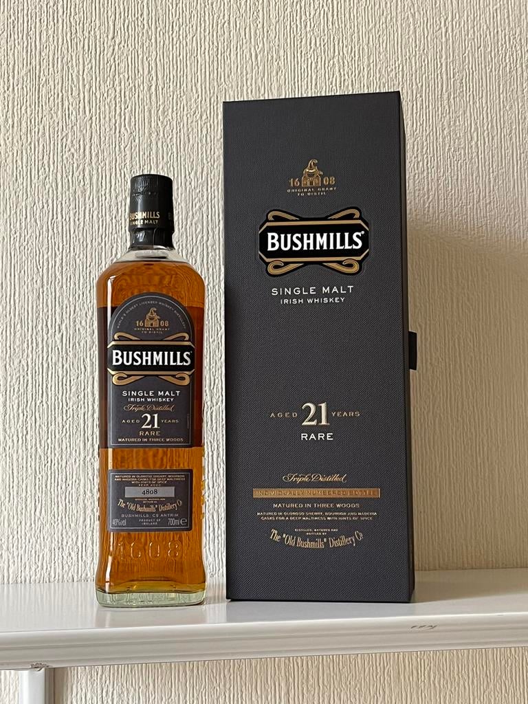 Bushmills 21 years, Enlèvement, Neuf