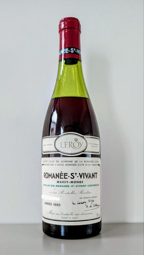 Romanée Saint-Vivant Domaine de la Romanée-Conti 1980, Neuf, Enlèvement ou Envoi, Pleine, Vin rouge
