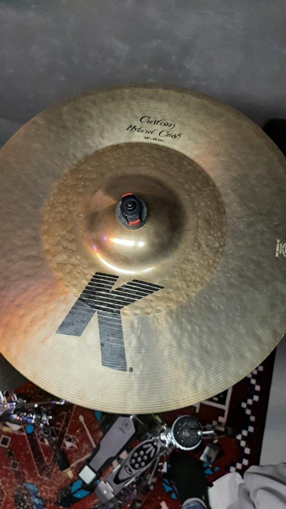 Zildjian K-Custom Hybrid Crash 18 inch, Muziek en Instrumenten, Drumstellen en Slagwerk, Ophalen, Gebruikt, Overige merken