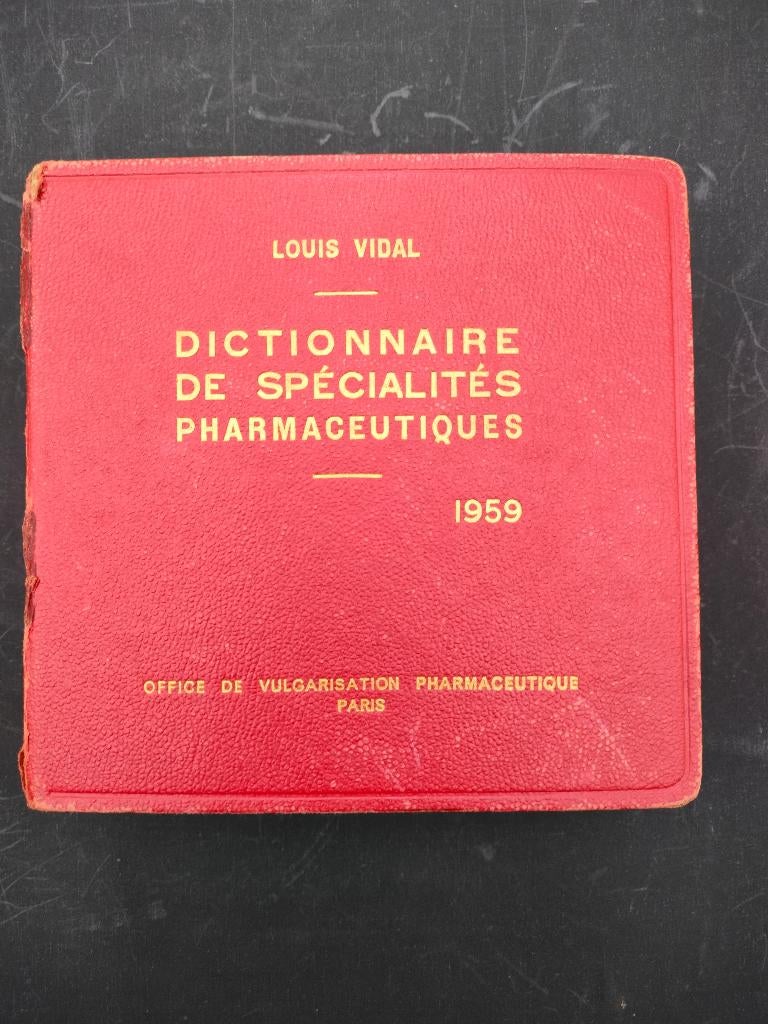 Dictionnaire des spécialités pharmaceutiques. Française., L. Vidal., Enlèvement ou Envoi, Utilisé, Français