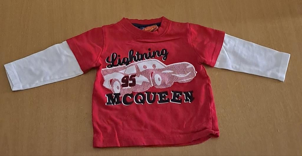 ◇ Cars (Lightning McQueen) T-shirt met lange mouwen (Maat 74, C&A, Ophalen of Verzenden, Zo goed als nieuw, Jongetje
