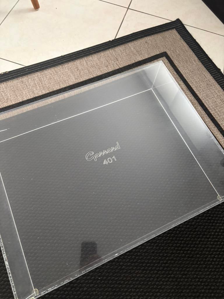 capot pour platine vinyle garrard 401, Enlèvement, Comme neuf