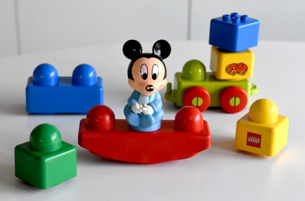 Lego Primo bébé Mickey Mouse, Enlèvement ou Envoi, Comme neuf, Briques en vrac, Lego
