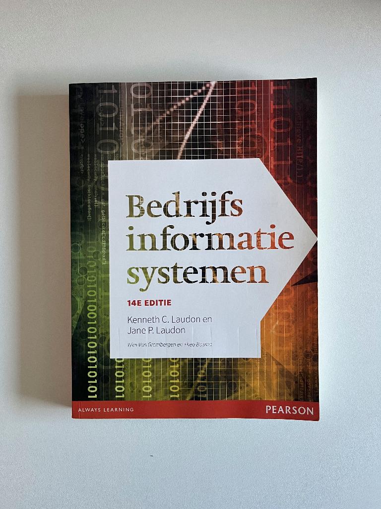 Bedrijfsinformatiesystemen, Livres, Informatique & Ordinateur, Comme neuf, Kenneth C. Laudon, Domaine spécialisé ou Industrie