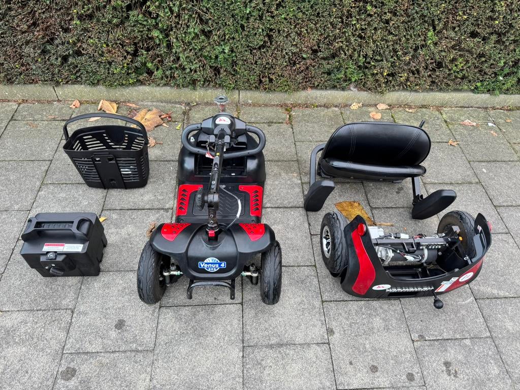Opvouwbaar Vermeiren Venus Sport 4wiel Scootmobiel deelbaar, Ophalen of Verzenden, Inklapbaar, Zo goed als nieuw, Elektrische rolstoel