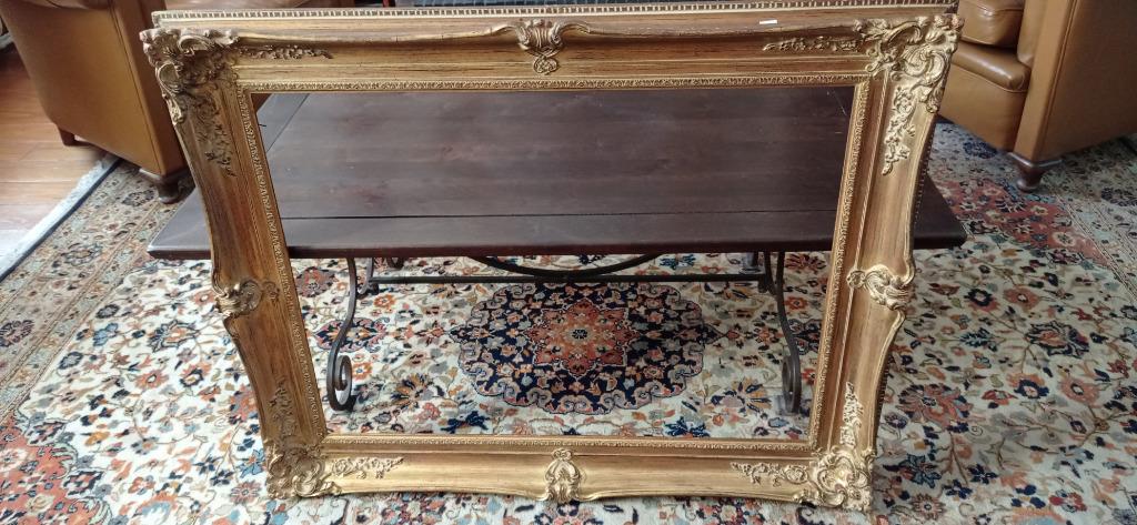 Grand cadre en bois doré, Antiquités & Art, Art | Peinture | Classique, Enlèvement