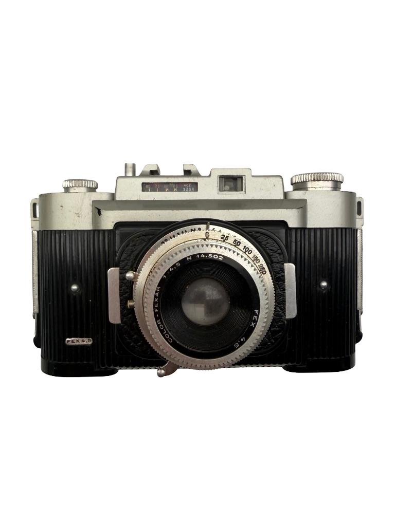 Vintage Indo Fex 4.5 bakelieten camera Frankrijk 1960, Verzamelen, Foto-apparatuur en Filmapparatuur, 1940 tot 1960, Ophalen of Verzenden