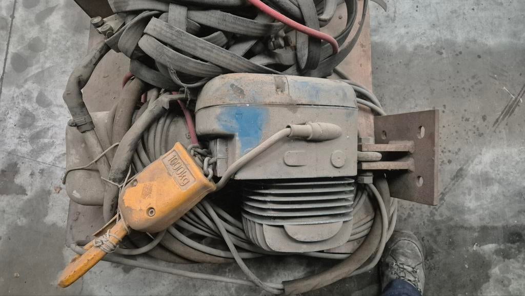 Palan électrique, Enlèvement