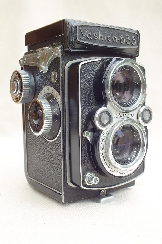 YASHICA 635  6x6cm, Enlèvement ou Envoi, Utilisé, Reflex miroir, Autres Marques
