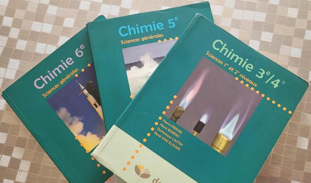 Chimie - Manuels scolaires, Enlèvement, Utilisé, Secondaire, Chimie
