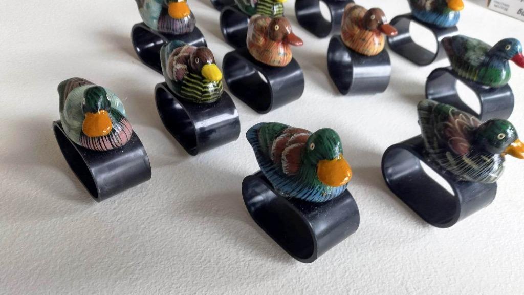 12 handdoekhouders met eendjes, Ophalen of Verzenden