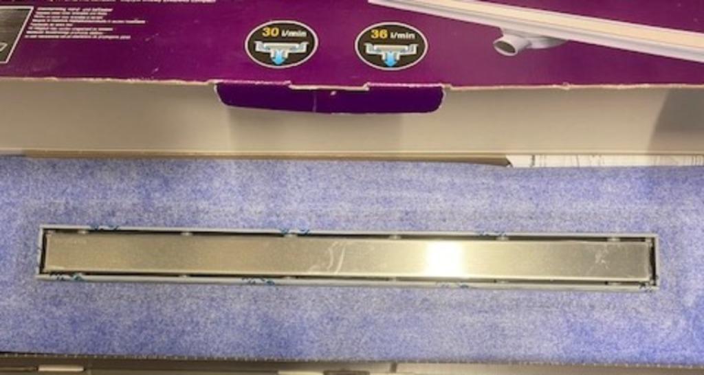 Caniveau de douche Linearis Compact Kessel, Bricolage & Construction, Enlèvement, Neuf, Inox, Douche