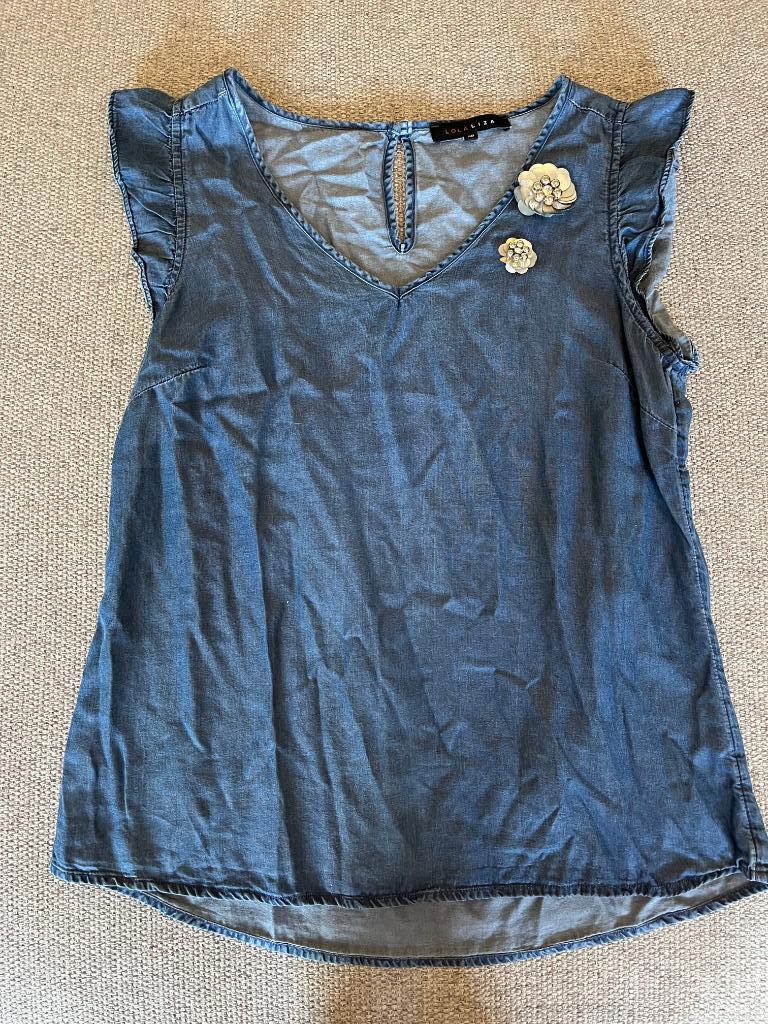 Blouse jeans LolaLiza maat 36, Enlèvement ou Envoi, Lola & Liza, Taille 36 (S), Comme neuf