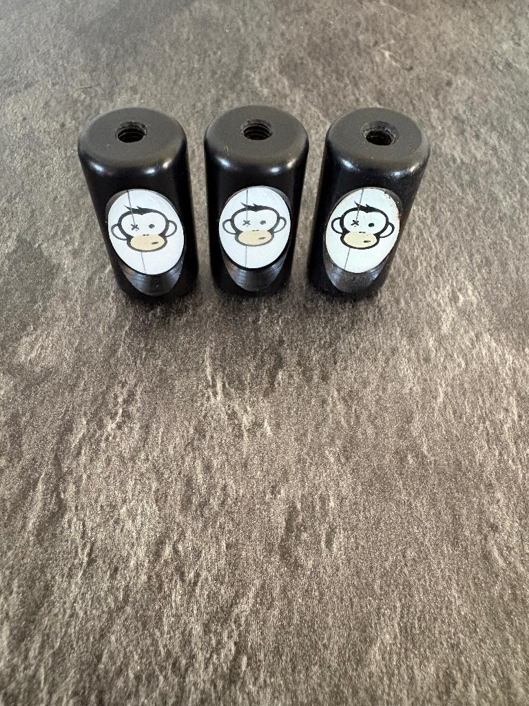3x lange zwarte monkey Climber bobbin, Enlèvement, Neuf, Autres types