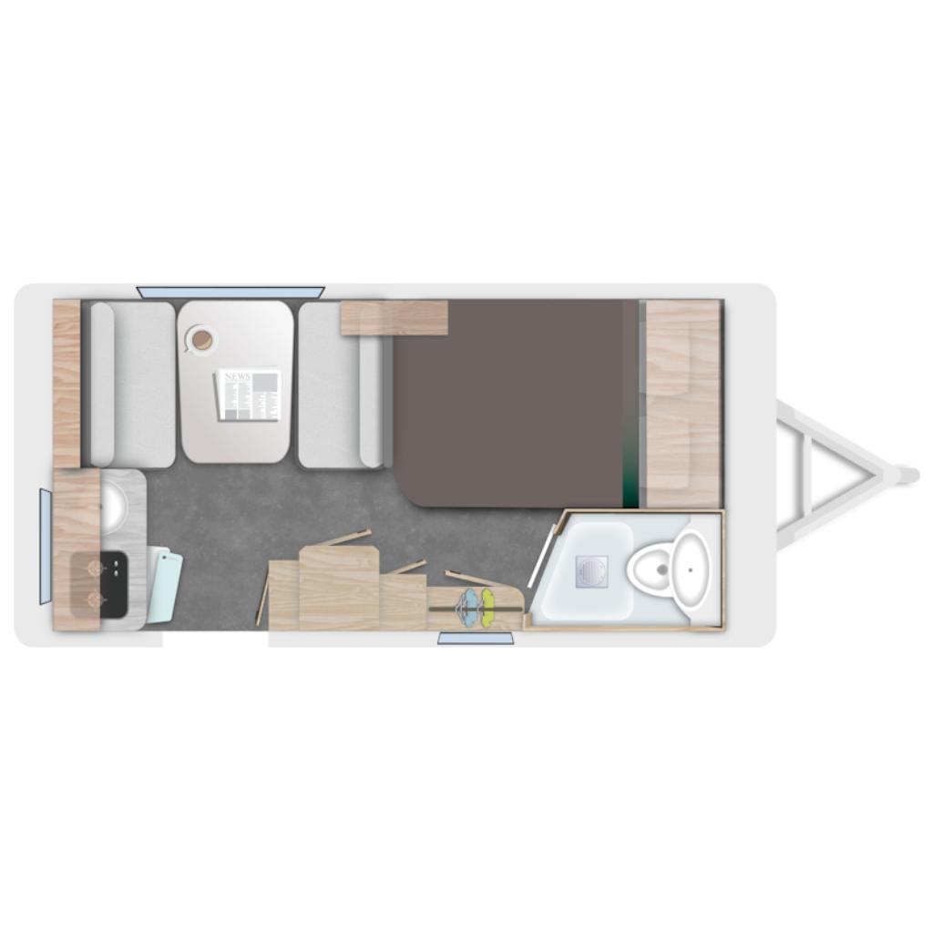 Sterckeman Sport Edition 410 CP 2025 - Prince Caravaning, Sterckeman, Reservewiel, Bedrijf, Tot en met 3