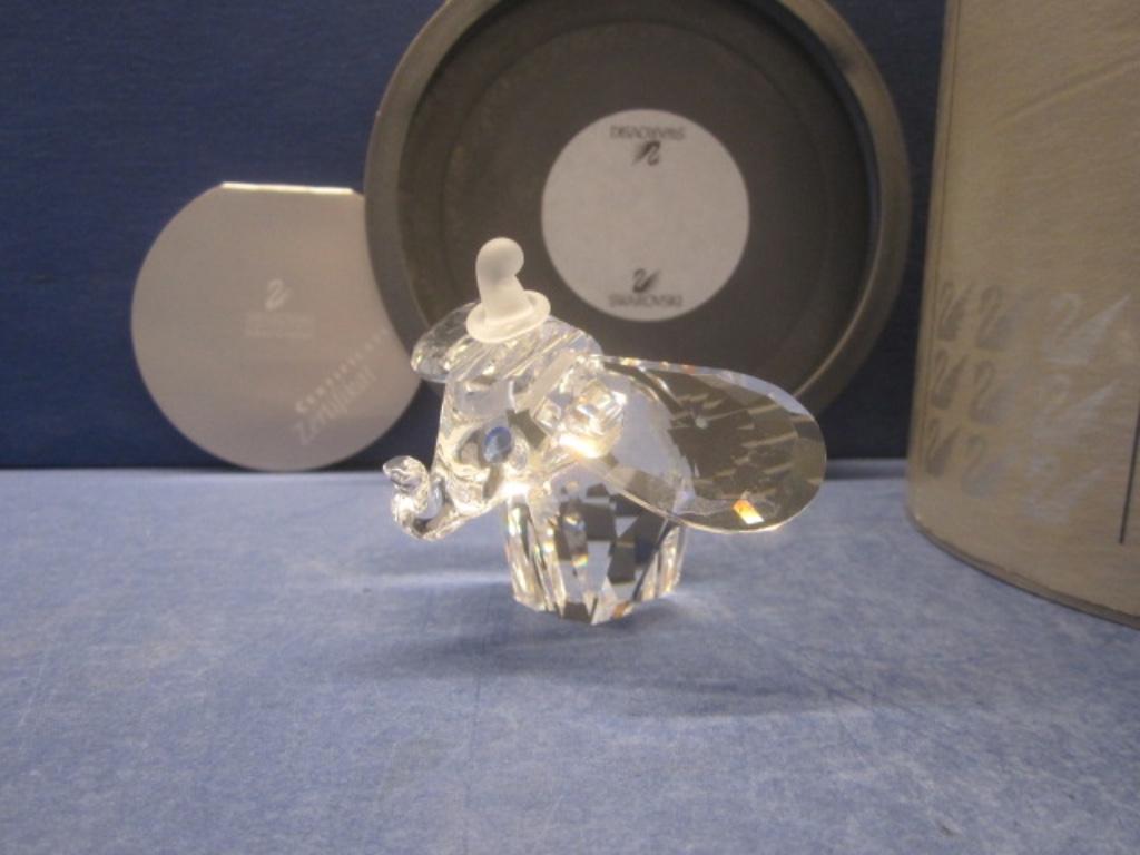 Swarovski Disney 93 Dombo blauwe ogen, Enlèvement ou Envoi, Neuf, Figurine