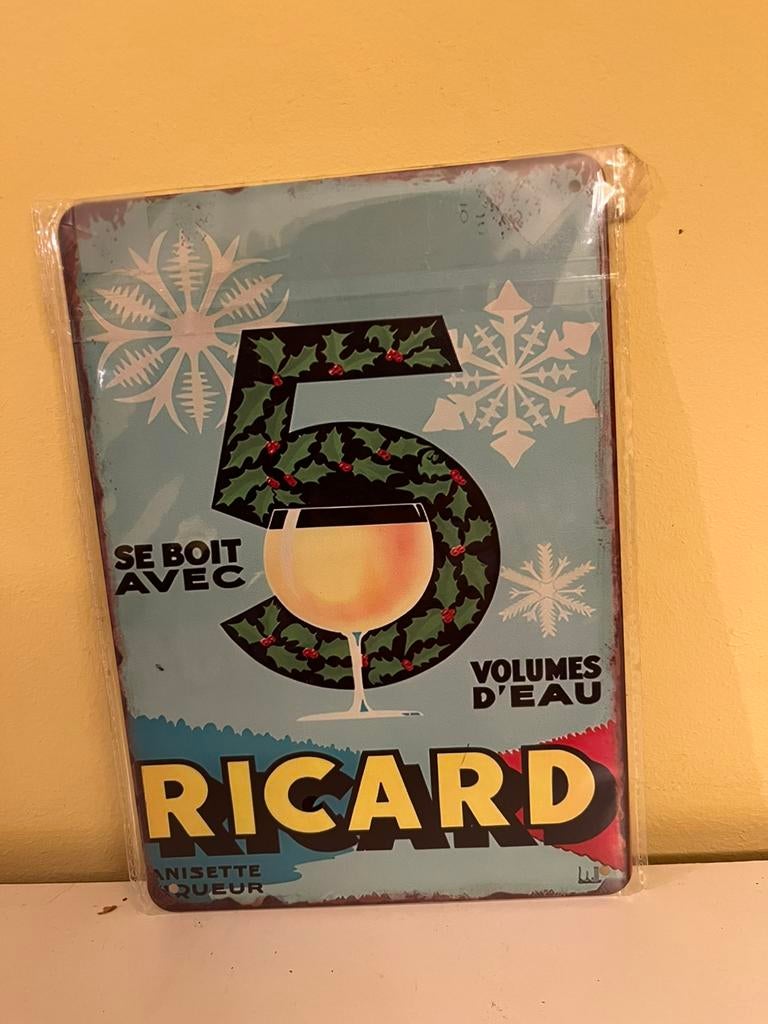 Plaque décorative Ricard, Collections, Enlèvement ou Envoi, Neuf