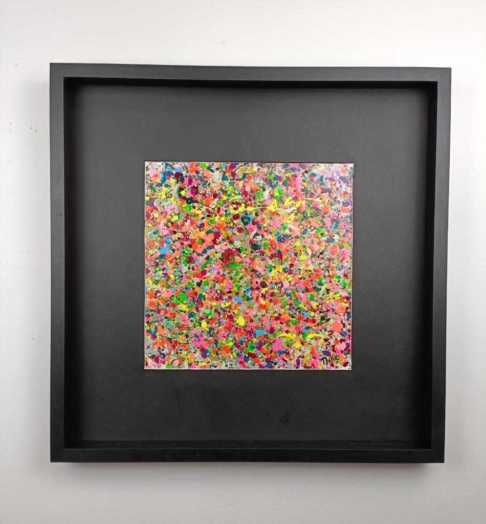 Speed of Light (formaat 52cm*52cm), Antiek en Kunst, Kunst | Schilderijen | Abstract, Ophalen of Verzenden