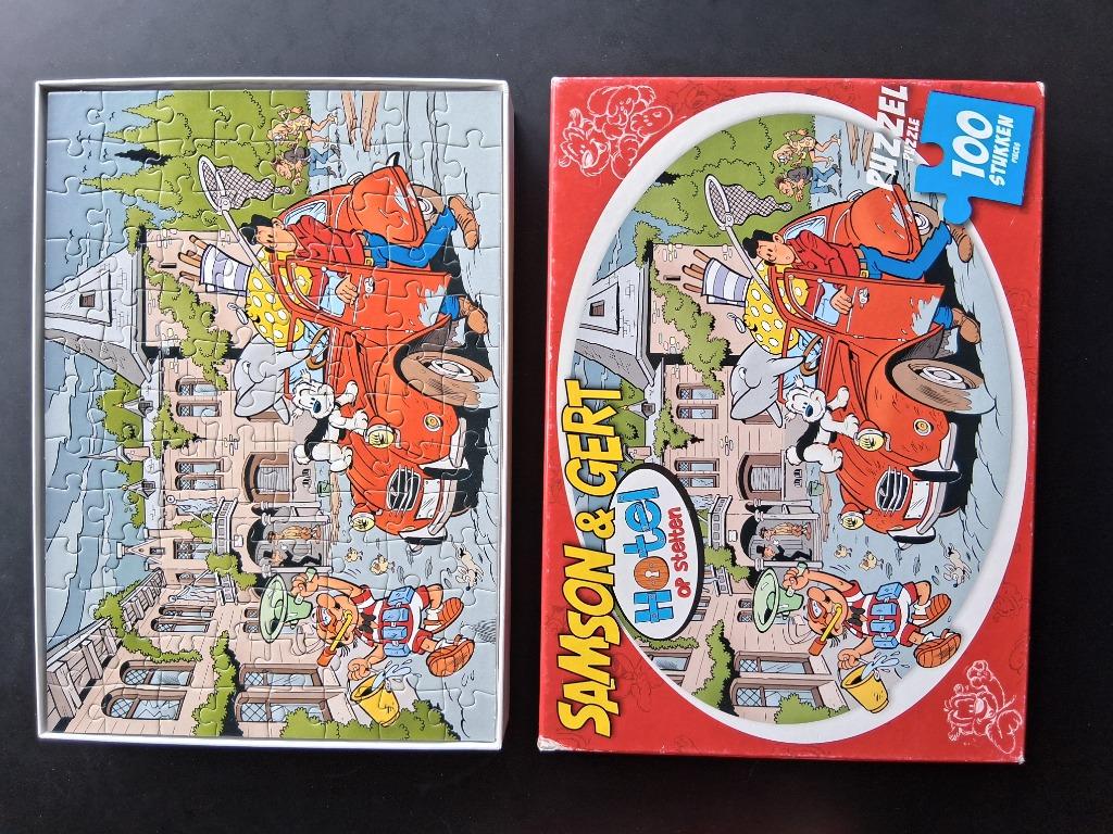 Puzzels Plop en Samson & Gert en sprookjes, Ophalen, Zo goed als nieuw