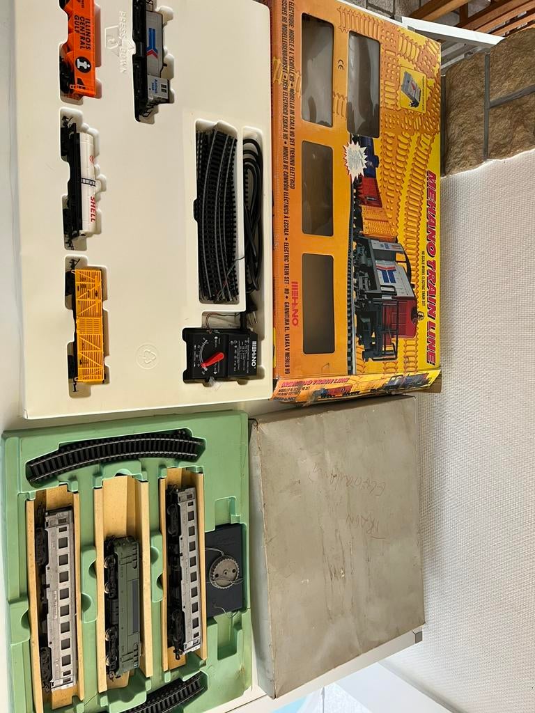 Coffret train mehano et Lima H0 train set vintage, Ophalen of Verzenden, Gebruikt, Lima