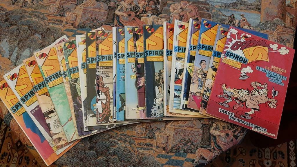 20 hebdomadaires Spirou de 1984 en très bon état, Enlèvement ou Envoi
