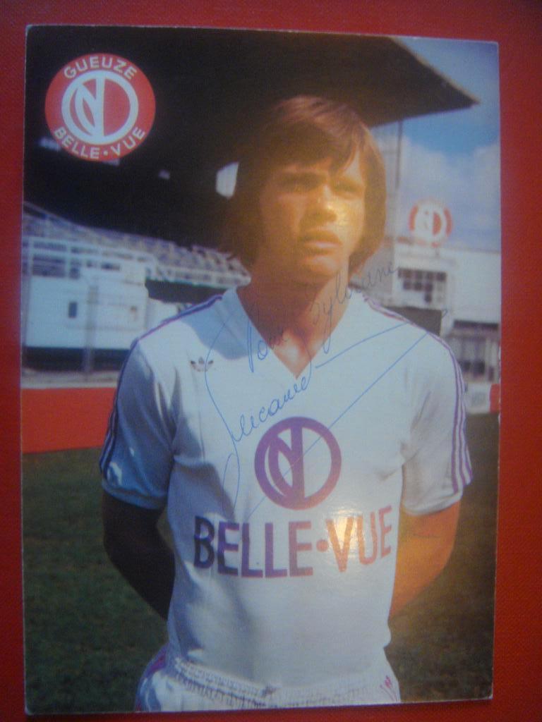 Carte dédicacée Franky Vercauteren ( Anderlecht ) Football, Enlèvement ou Envoi, Comme neuf, Image