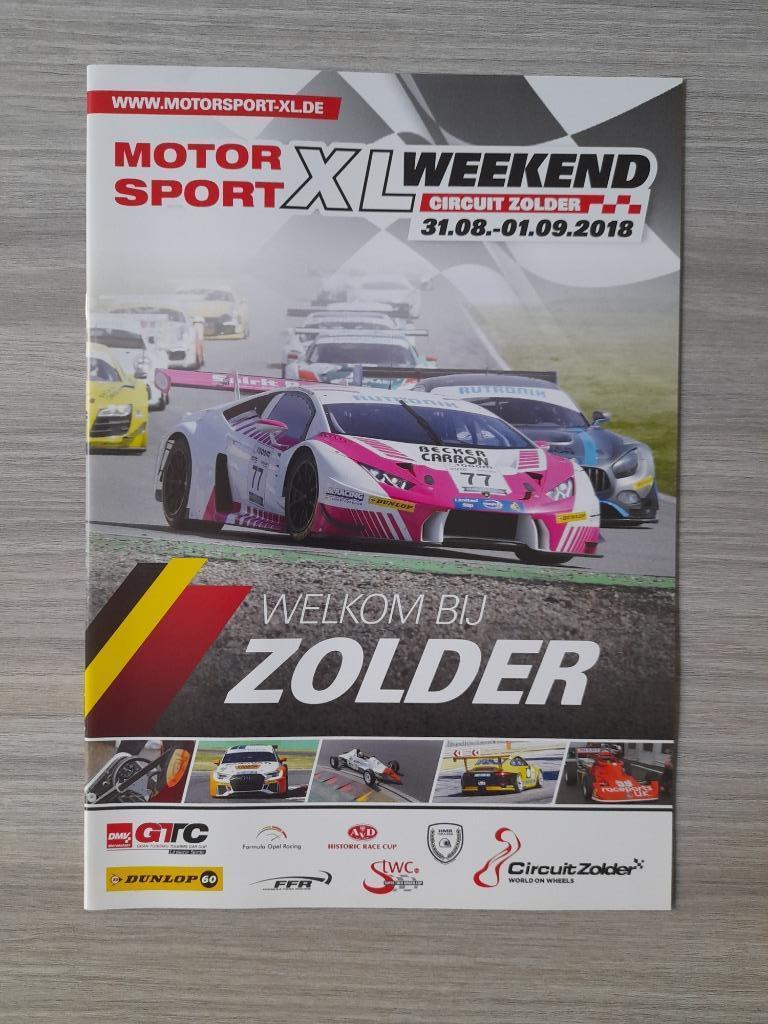 Motorsport XL Weekend 2018 Circuit Zolder - Official Program, Ophalen of Verzenden, Zo goed als nieuw, Overige merken