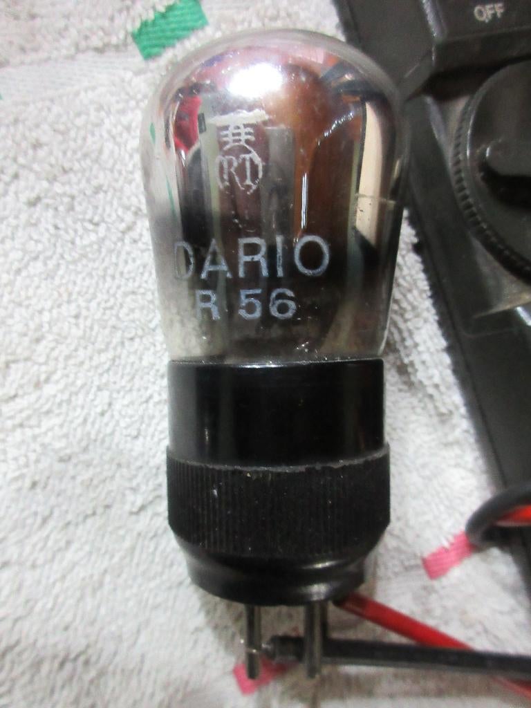 Lampe radio TSF années 1920' type Dario R56, Enlèvement ou Envoi