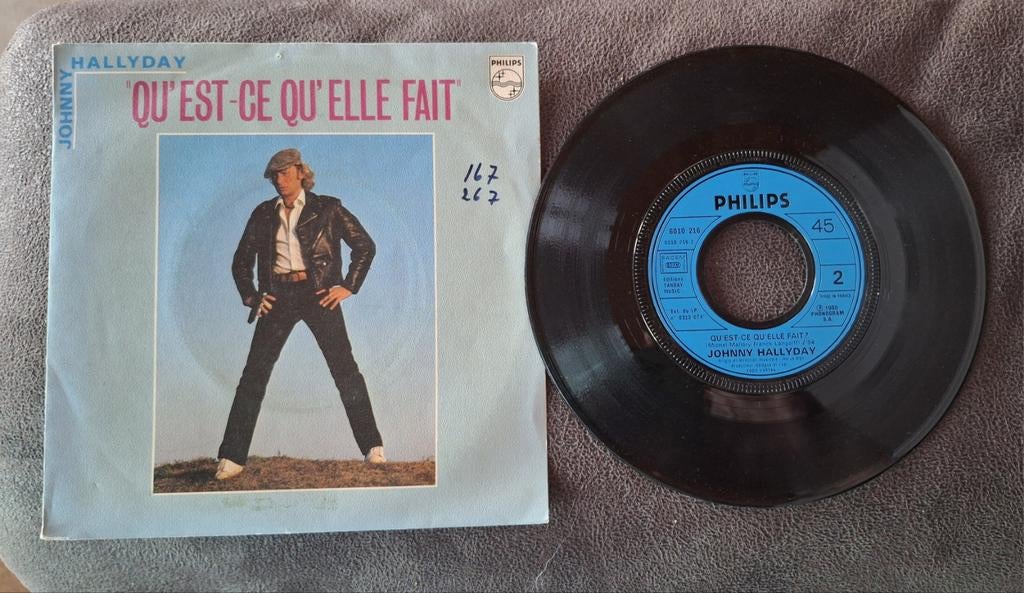 Vinyle 45 tours Johnny Hallyday, Enlèvement