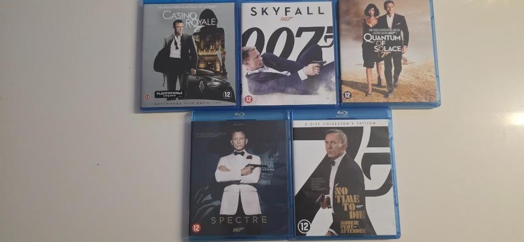 BR - 5 Bond films met Daniel Craig, Cd's en Dvd's, Blu-ray, Ophalen of Verzenden, Zo goed als nieuw, Actie
