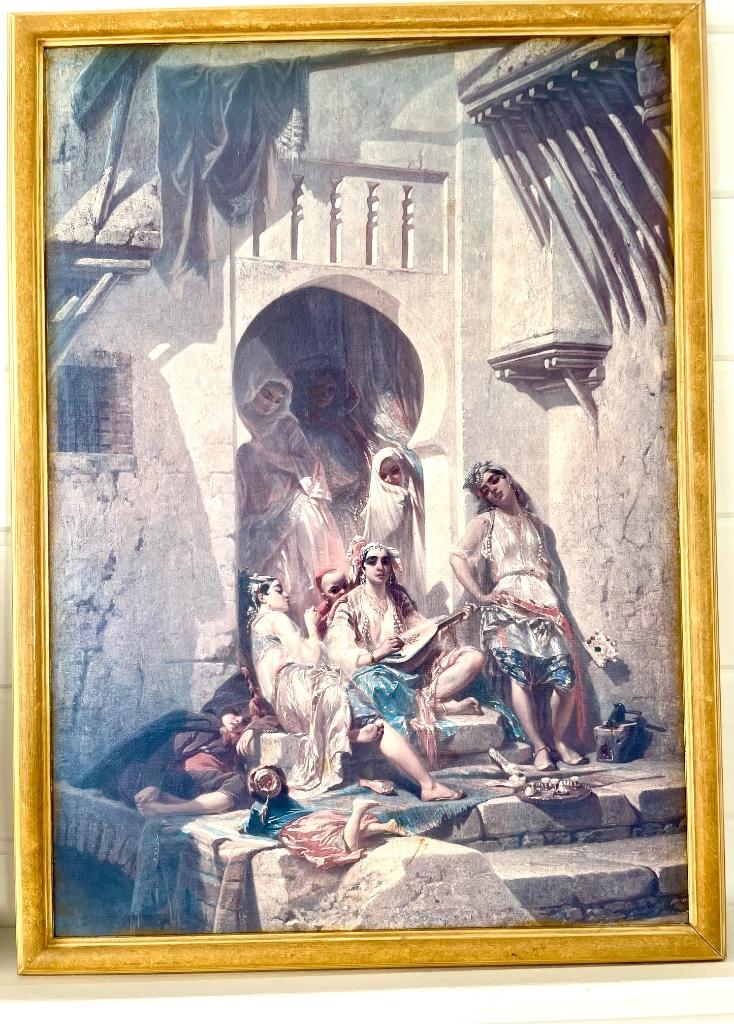 Kader Eugene Delacroix : les femmes d'Alger dans leur chambr, Antiquités & Art, Enlèvement ou Envoi